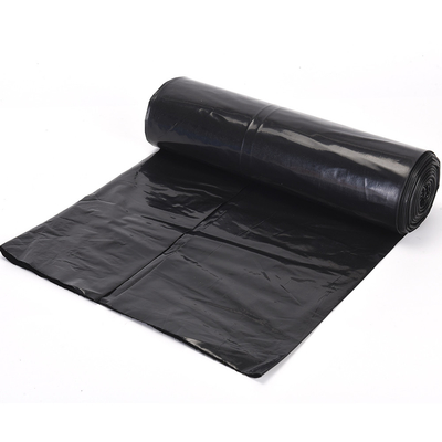 Material PE pesado preto 3 mil Sacos de lixo perfeitos para gestão de resíduos
