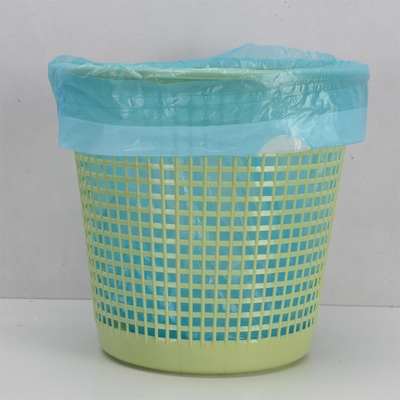 Encomenda personalizada aceita Carga pesada Beige 13 galões Saco de lixo de plástico rolo para reciclagem