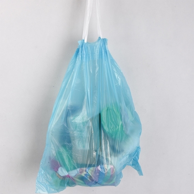 Encomenda personalizada aceita Carga pesada Beige 13 galões Saco de lixo de plástico rolo para reciclagem