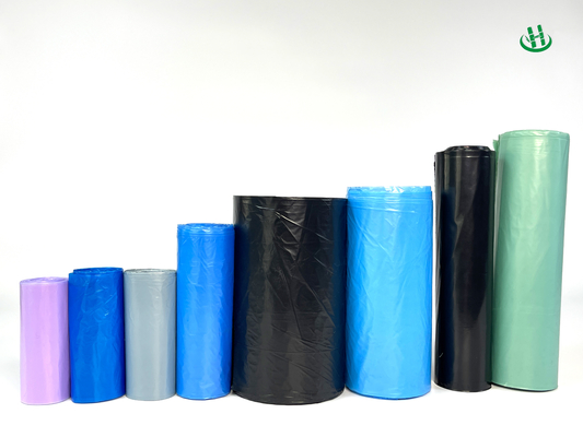 Material HDPE/LDPE/LLDPE Sacos de lixo para uso industrial