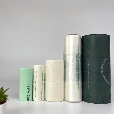 Saco de camiseta biodegradável em rolo feito de material PBAT para embalagens ecológicas