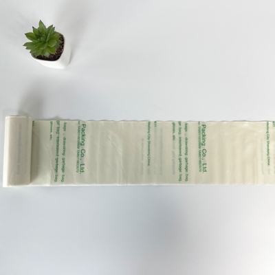 Saco de camiseta biodegradável em rolo feito de material PBAT para embalagens ecológicas