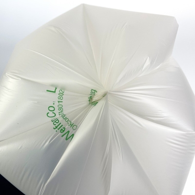 Saco de camiseta biodegradável em rolo feito de material PBAT para embalagens ecológicas