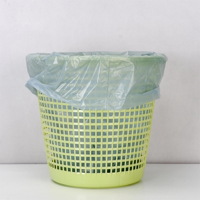 4 galões de resíduos de plástico, sacos de embalagem de resíduos pequenos, transparentes e de lixo, feitos de material LLDPE
