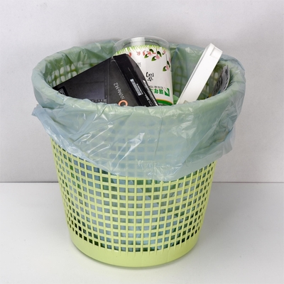 4 galões de resíduos de plástico, sacos de embalagem de resíduos pequenos, transparentes e de lixo, feitos de material LLDPE