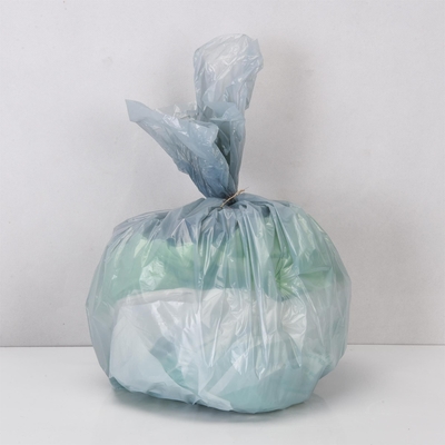 4 galões de resíduos de plástico, sacos de embalagem de resíduos pequenos, transparentes e de lixo, feitos de material LLDPE