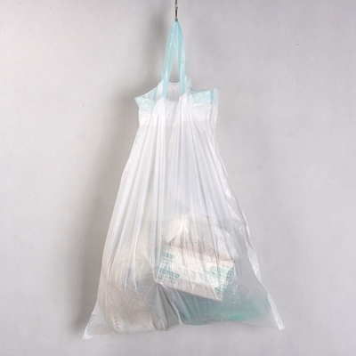 Saco de lixo pesado com fita de plástico