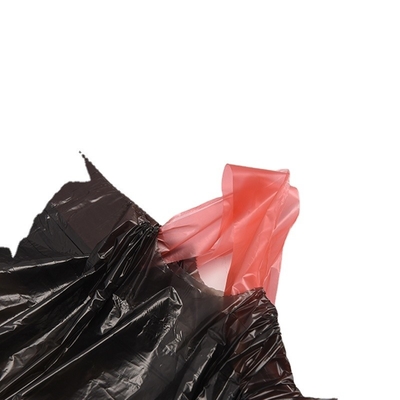 Saco de lixo biodegradável de HDPE/LDPE de 13 litros em rolo de cor bege com material de LLDPE