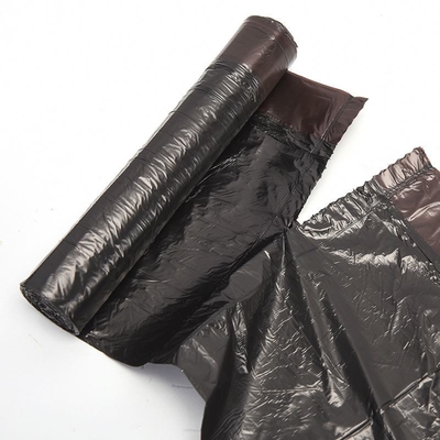 Sacos de lixo de cordas de tração certificados OK compost personalizáveis e vendidos diretamente por grandes quantidades