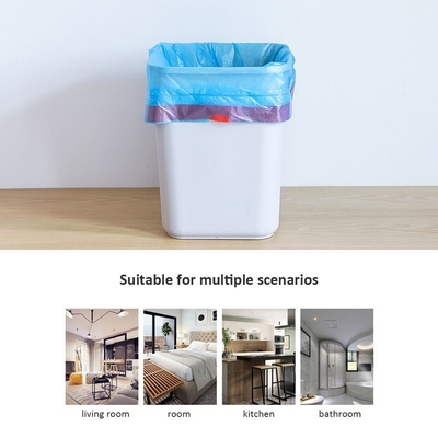 Sacos de lixo com cordas de tração certificados OK Compost para limpeza de cozinha sustentável e fácil