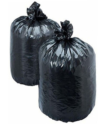Produtos domésticos Sacos de lixo de plástico preto para remoção de resíduos ecológicos