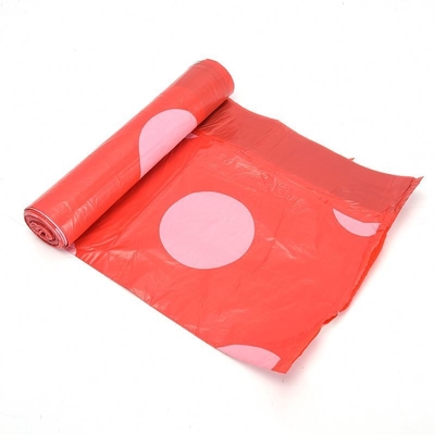 Saco de lixo em rolos de HDPE com corda de tração e certificado de composto para gestão de resíduos