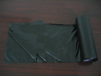 5-100 mic Espessura Certificado de compostagem correta Sacos pretos reciclados em rolos para lixo