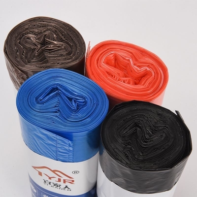 Customização de 13 galões de cozinha Sacos de lixeira Sacos de lixo pesado Saco de lixo limpo PE Stand Up Pouch Plástico VERDE