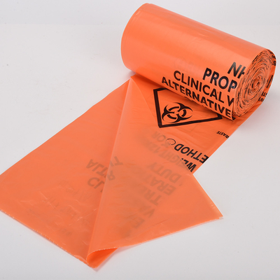 Saco de lixo amarelo para resíduos hospitalares Encomenda personalizada aceita Outros produtos domésticos