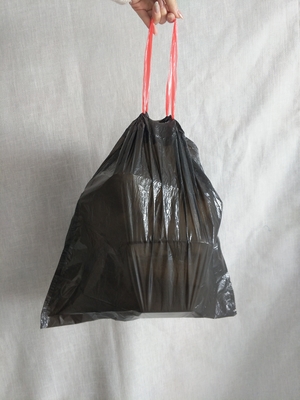 15Pcspack Saco de lixo de plástico colorido Rolo de lixo para cozinha compostável