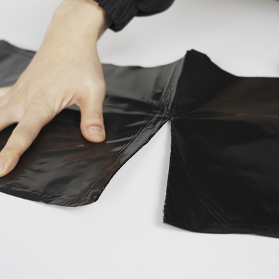 Sacos de lixo descartáveis de HDPE/LDPE/LLDPE com logotipo de triagem em preto para latas de lixo