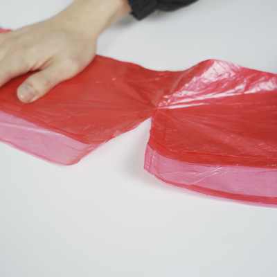 Saco de tamanho de material personalizado para saco de fundo quadrado do saco de plástico de coleta rápida