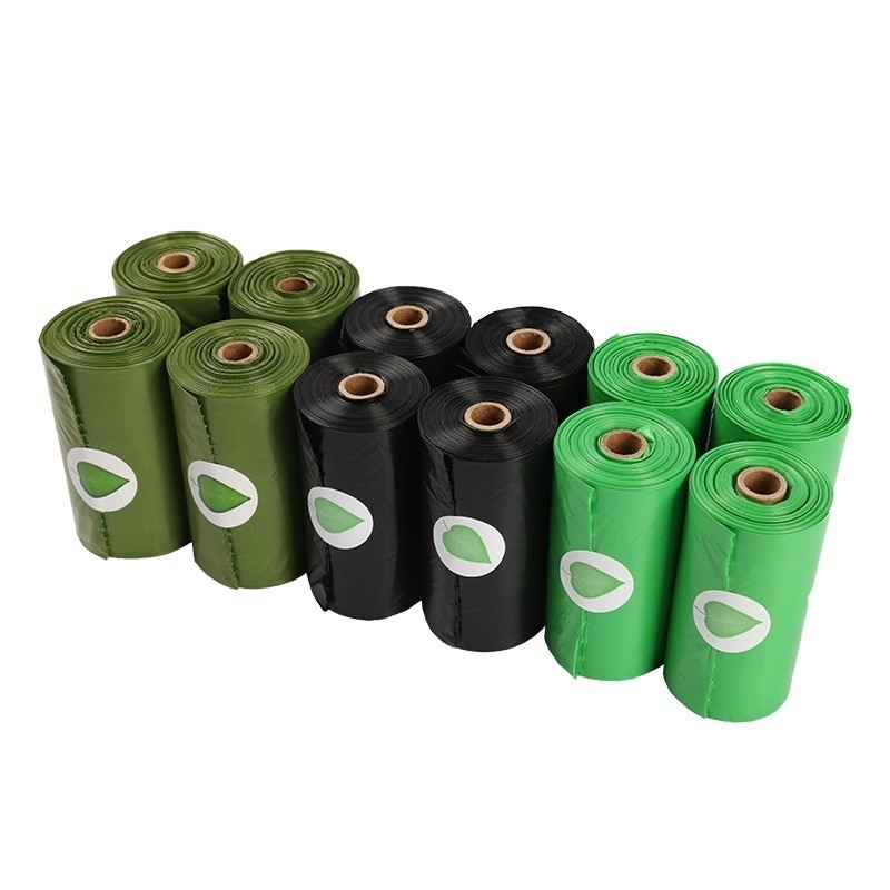 Sacos de excrementos de cães com prova de vazamento garantida e rolos de reabastecimento de sacos de lixo extra grossos sem perfume