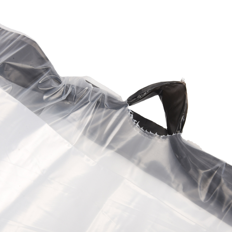 Saco de lixo portátil com corda de tração para venda em grande