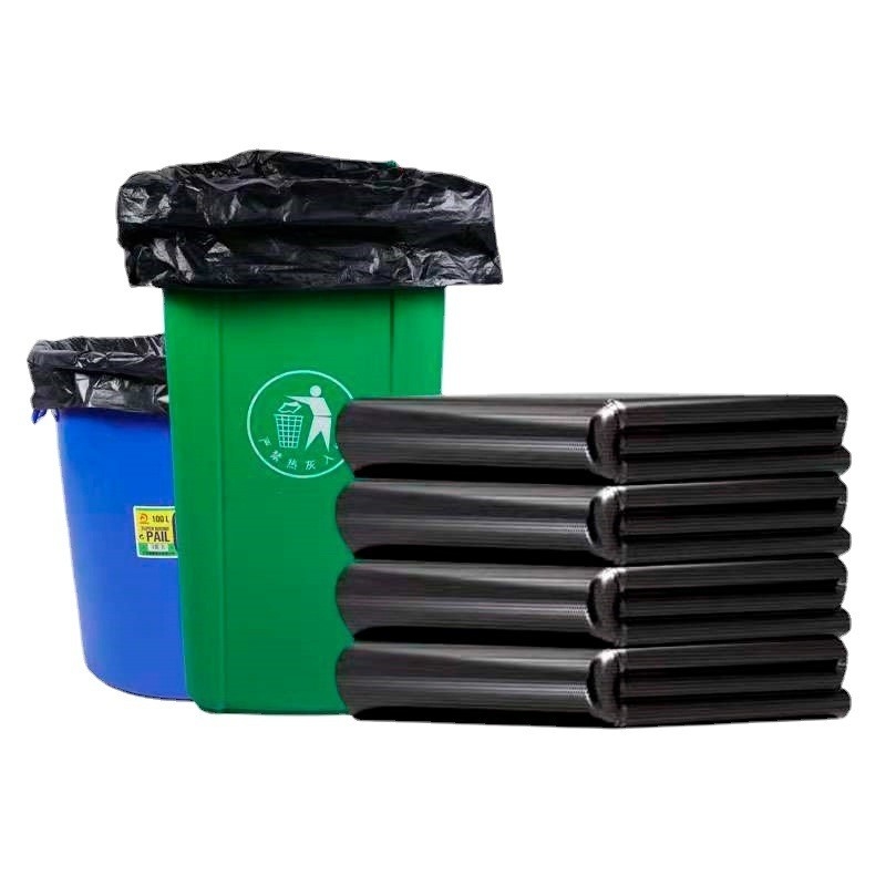 Outros Produtos Domésticos Saco de Gusset Bottom Negro Fornos de Caixote Pesado Sacos Extra Forte