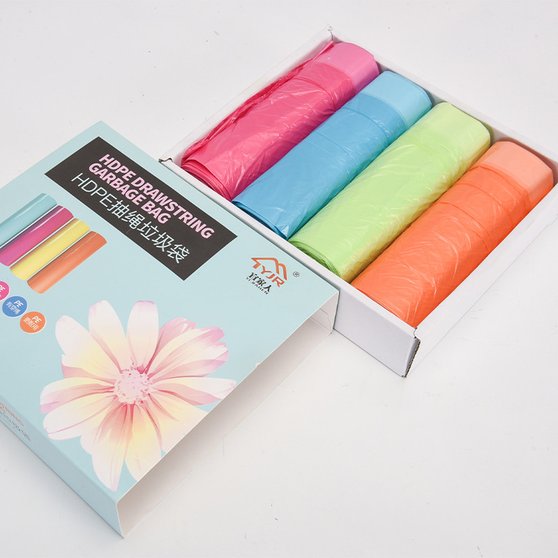 Saco de lixo de plástico personalizado descartável para a triagem de lixo nos locais de trabalho