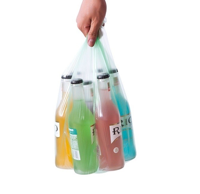Saco de resíduos de plástico em rolos para estrutura de material HDPE/LDPE