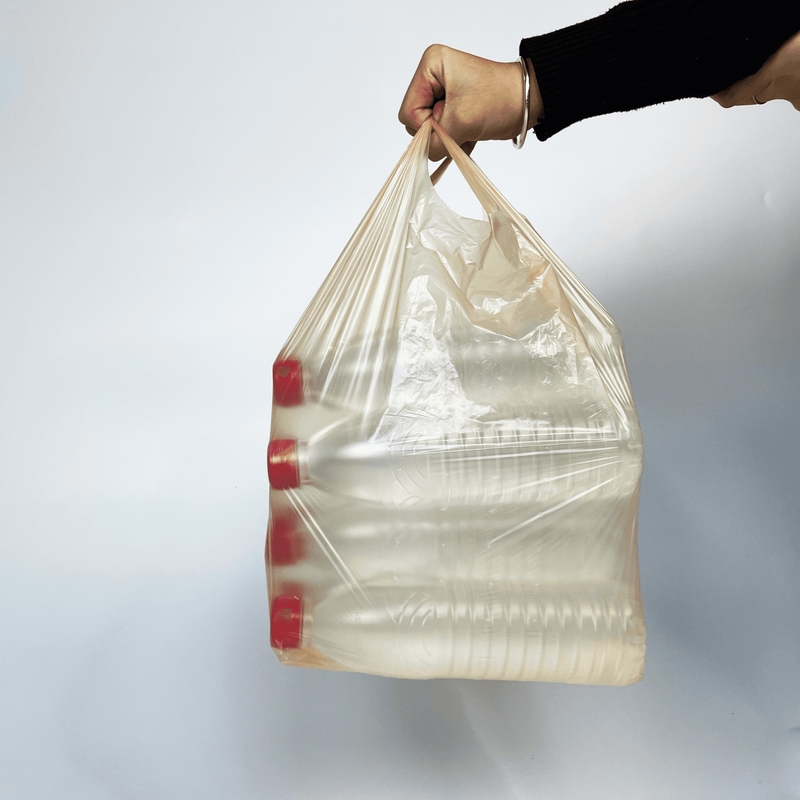 Bolsa de compras de supermercado para embalagens de vegetais alimentares