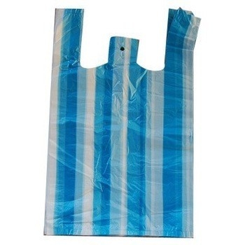 Sacos de camisetas coloridos OK Composto Certificado Saco de compras Dimensões personalizadas