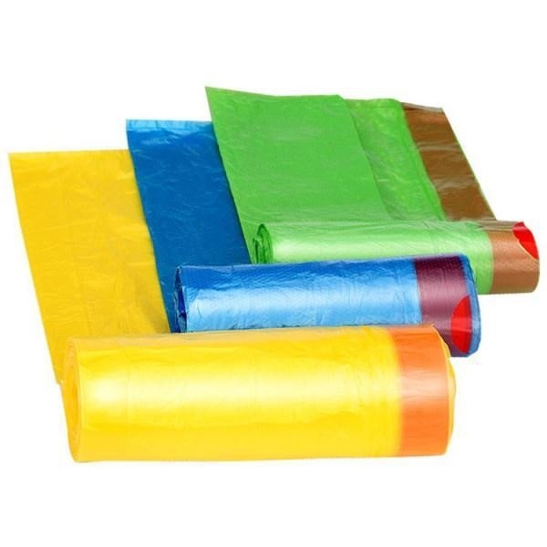 Impressão Offset Drawstring Sacos de Lixo para Liner de Lixo em 5-50 Mic espessura
