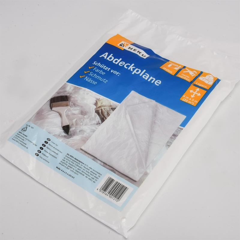Folha de cobertura de tecidos de plástico para todos os fins Pintores Personalizavel HDPE/LDPE/LLDPE