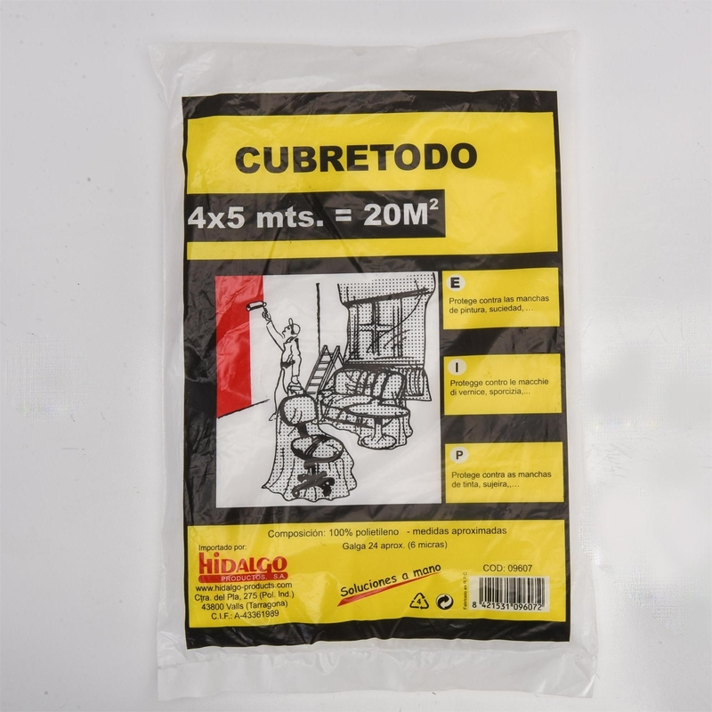 Tela de tecido para pintura em PE espessura de 5-15 mic Offers