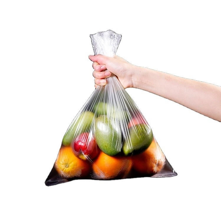 Alimentos secos para uso doméstico Respiráveis Perforados Embalagens de alimentos personalizadas Impressão automática Saco PE plástico