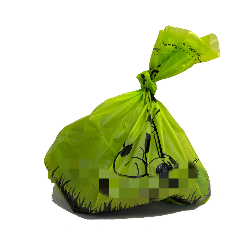 PBAT/PLA/amido Saco biodegradável para cães A solução ecológica para a eliminação de resíduos de animais de estimação