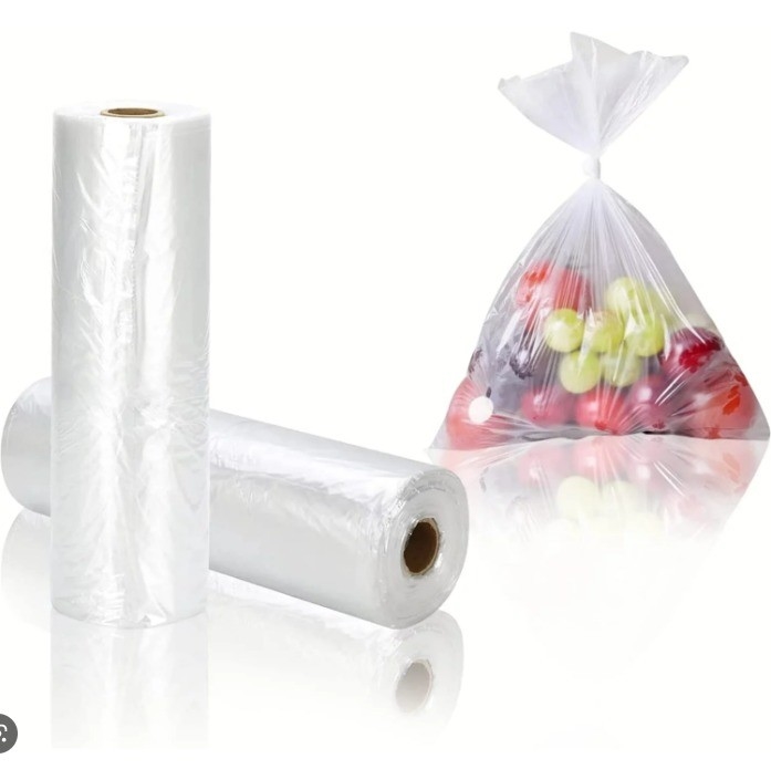 Saco de produtos plásticos para armazenamento de alimentos, de material HDPE/LDPE/LLDPE