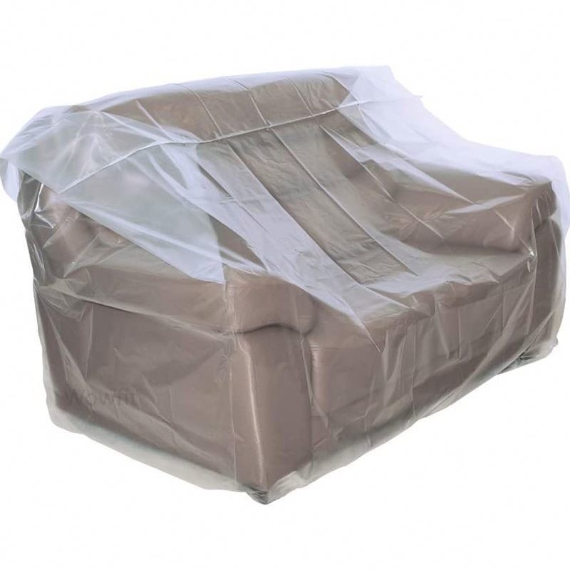Sacos de roupa transparentes LDPE Sacos de armazenamento para sofás Sacos de roupa claros e leves CN SHN