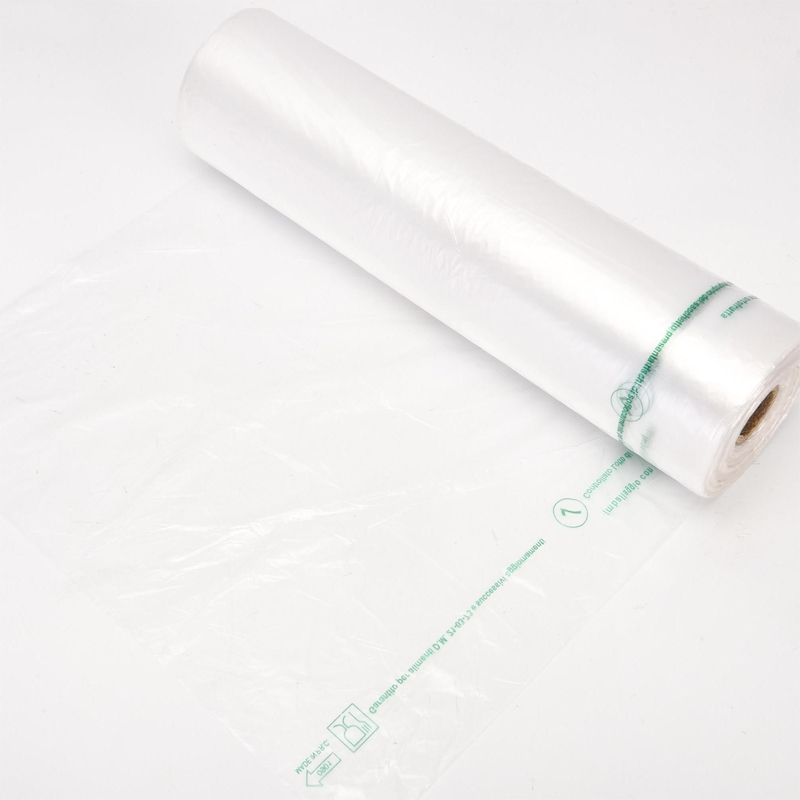 Saco de plástico em rolos de HDPE/LDPE/LLDPE fácil de fabricar para armazenamento e conservação de produtos