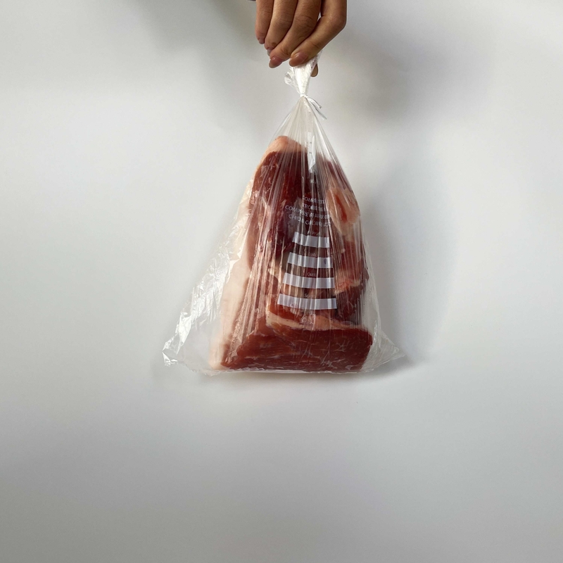 Sacos congeladores frescos ecológicos para embalagens de vegetais Brancos e de espessura de 5 a 50 micrómetros