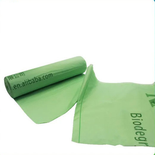 Sacos de lixo de plástico de amido de milho 100% biodegradáveis e compostáveis para necessidades diárias