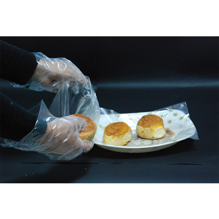 Embalagem de alimentos transparente HDPE LDPE Saco de plástico de mercearia em rolos com tamanho personalizado