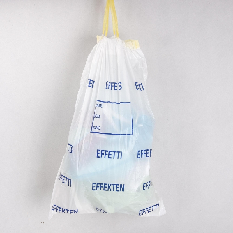 Saco de lixo de plástico de cor verde ou personalizada em rolos com espessura de 5-50 micrômetros