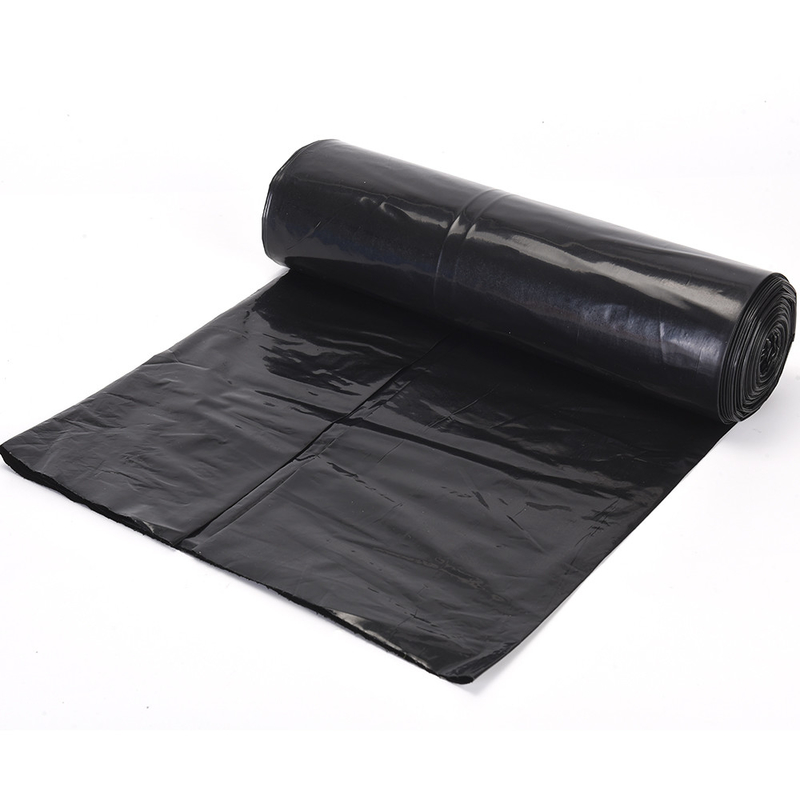 Material PE pesado preto 3 mil Sacos de lixo perfeitos para gestão de resíduos