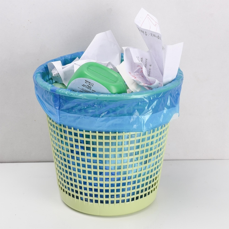 Saco de lixo de plástico HDPE Beige Resíduos de lixo podem Bin Liner Saco de lixo para tamanho e capacidade personalizados