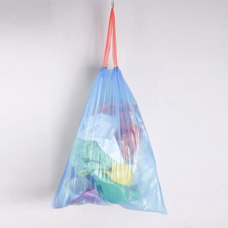 Customização de 13 galões de cozinha Sacos de lixeira Sacos de lixo pesado Saco de lixo limpo PE Stand Up Pouch Plástico VERDE