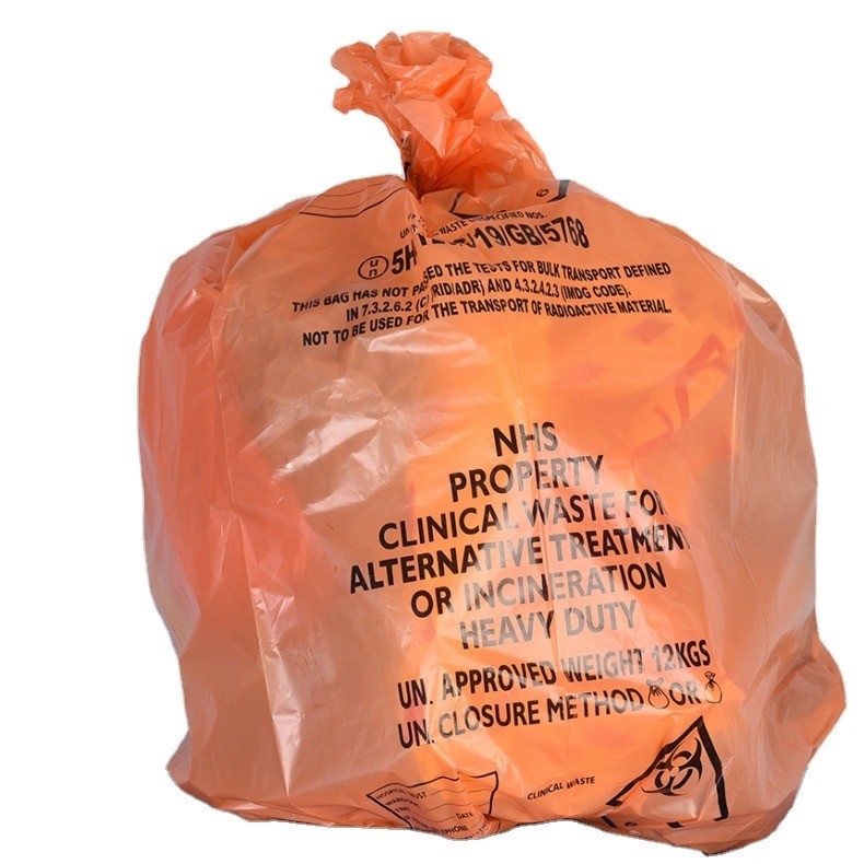 Sacos de lixo médico especial de hospital pretos personalizáveis para outros produtos domésticos